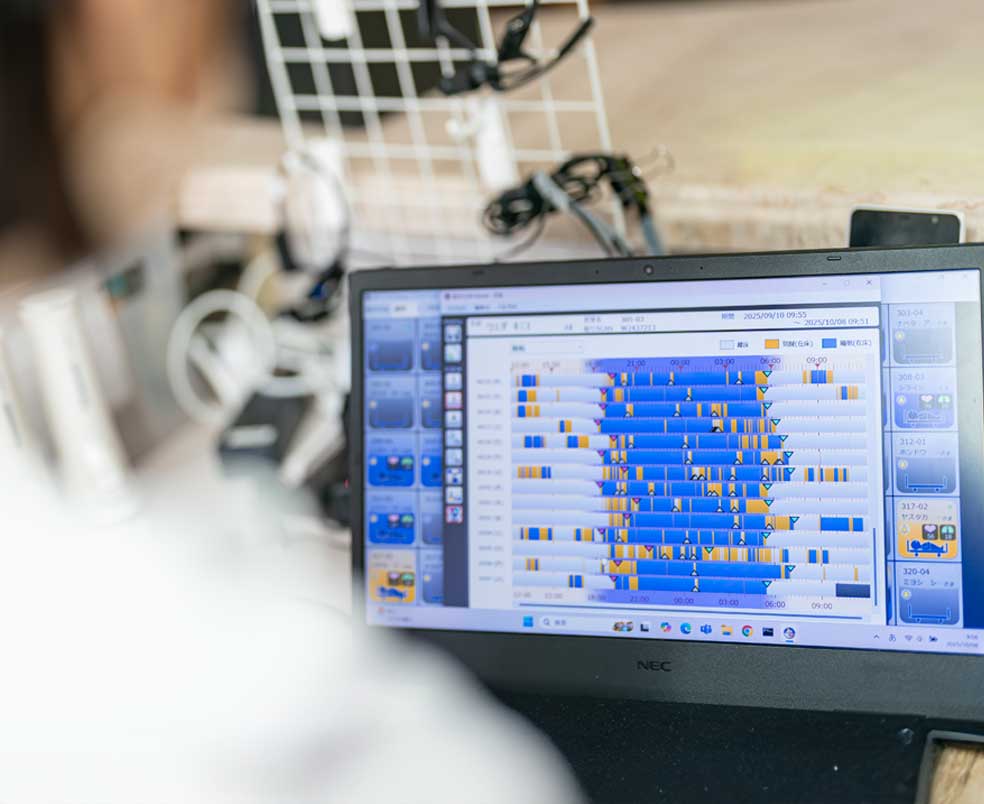 眠りSCAN導入による安心・安全