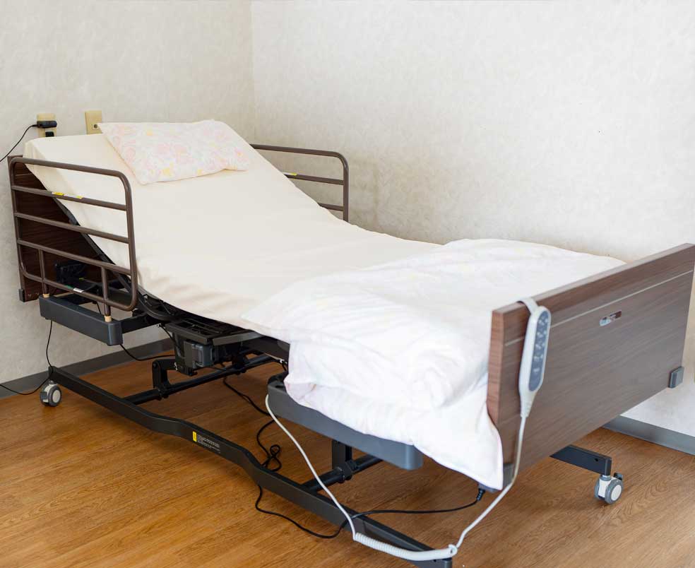多機能ベッド導入による負担軽減