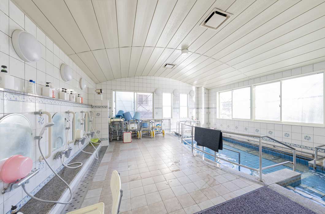 ゆったりくつろげる入浴設備